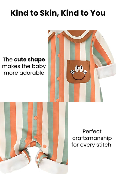 Stripey Smiles Romper Image 5