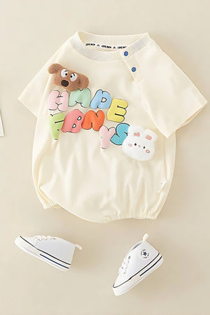 Peekaboo Pals Tee Romper