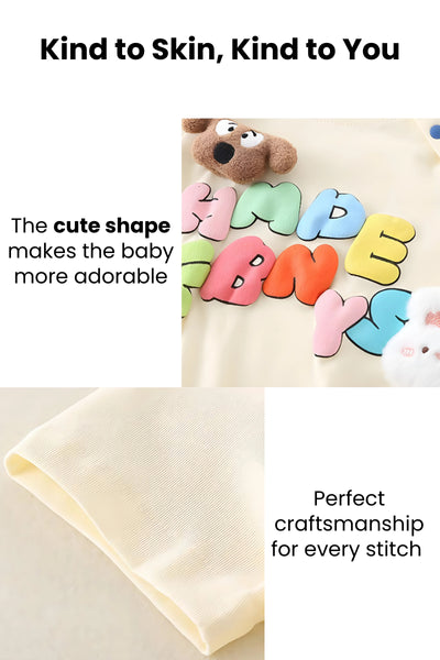 Peekaboo Pals Tee Romper Image 4