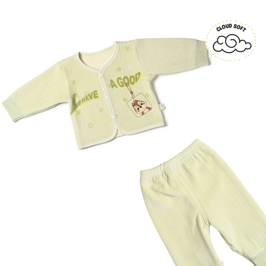 Little Boss Green Pajamas Set