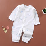 Baby Casual Wear-Pajama set&orange-White sheep printed