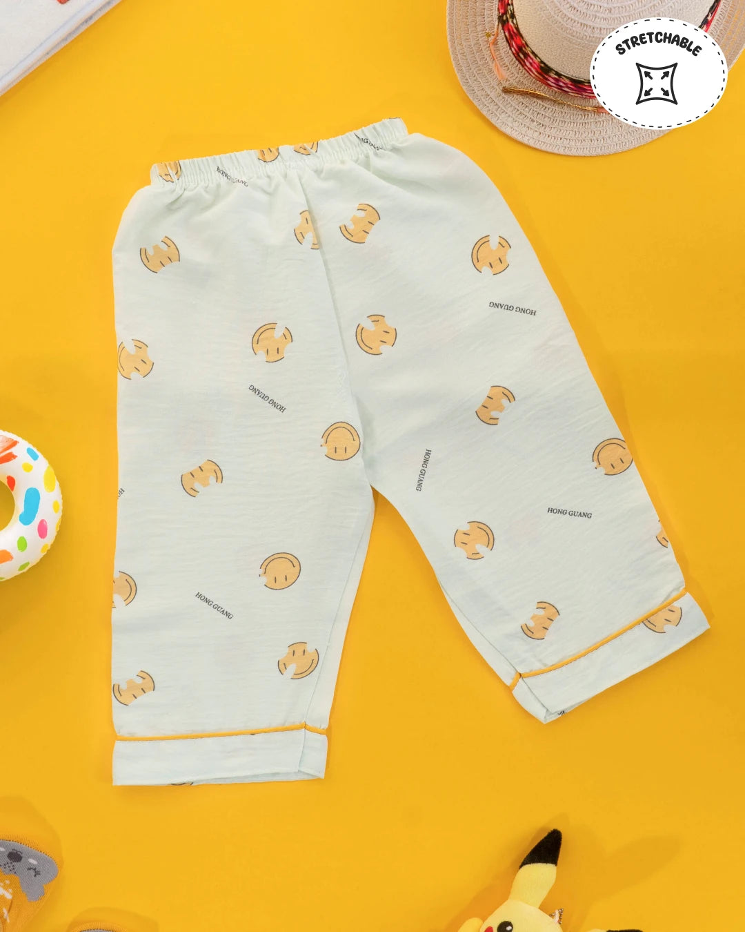 Kids sleepwear set for boys featuring a playful design. Boys Nightwear Collection, Kids Nightdresses
