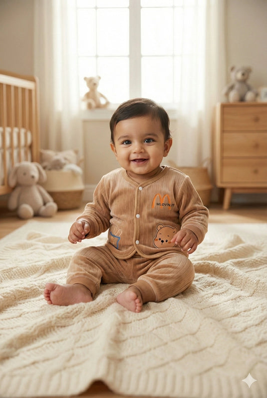 Sleepy Bear & Fries Night Suit