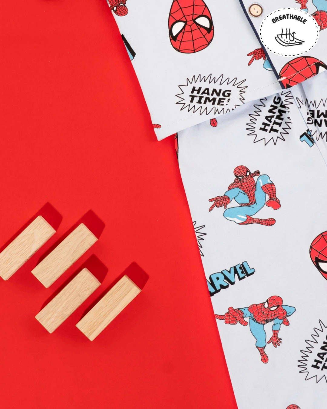 Sleep Shirts and pants set - Boys pyjamas with Spider-Man theme. Kids’ Nightwear, Cosy Boys Nightwear